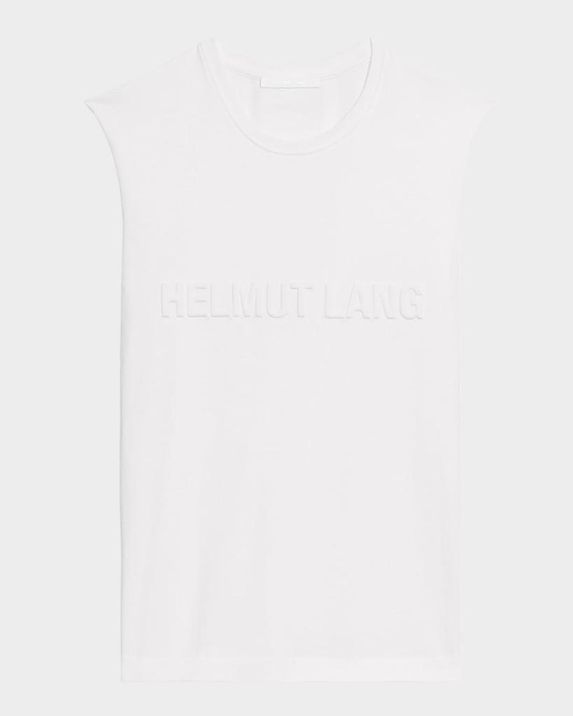 Helmut Lang Men's Embossed Cotton Tank Top