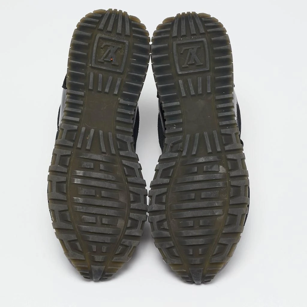 Louis Vuitton Louis Vuitton Brown Canvas and Suede Run Away Low Top Sneakers Size 37.5 6
