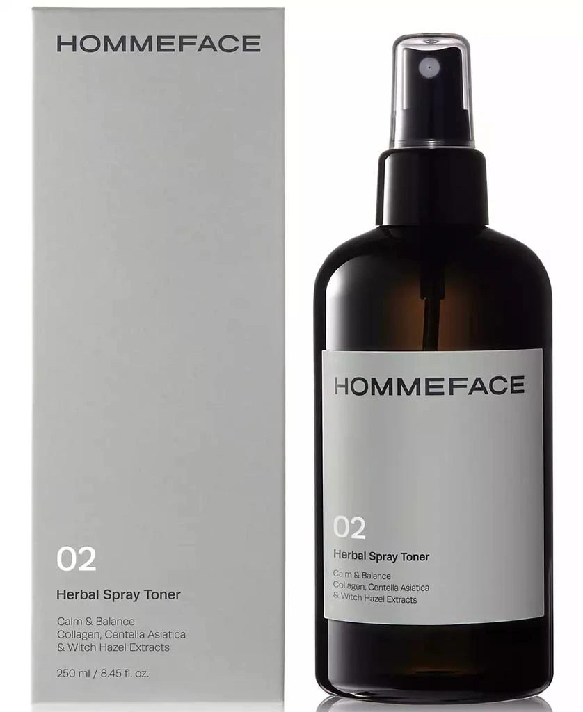 HOMMEFACE Herbal Spray Toner For Men, 8.45 oz. 1