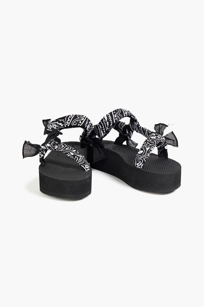 ARIZONA LOVE Trekky printed canvas platform sandals