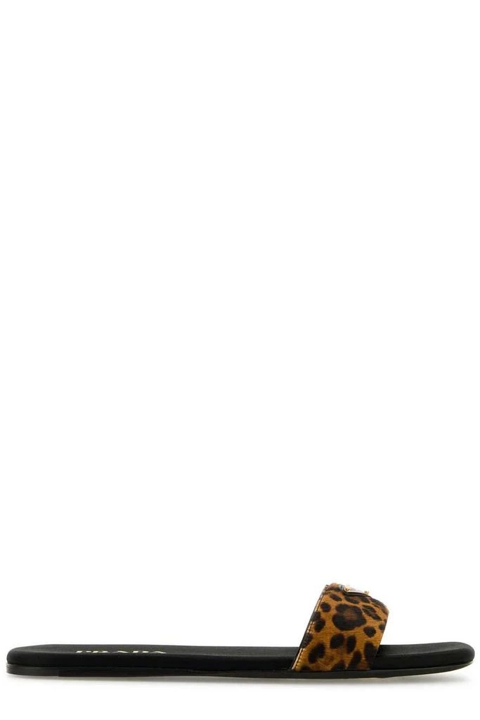 Prada Prada Triangle-Logo Slip-On Sandals 1