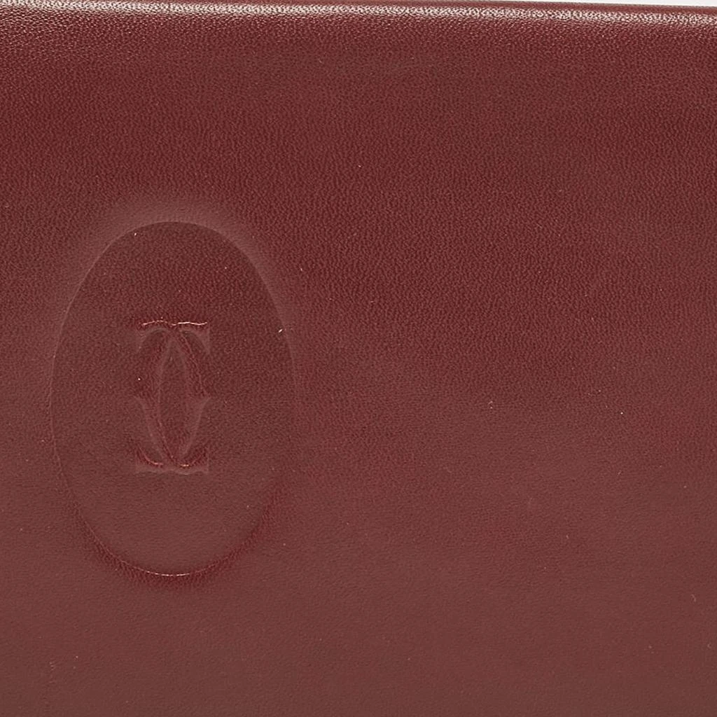 Cartier Cartier Burgundy Leather Must de Cartier Bifold Long Wallet 5