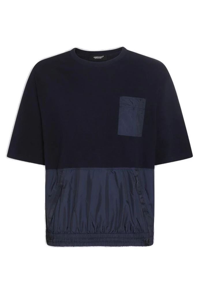UNDERCOVER Undercover Panelled Crewneck Short-Sleeved T-Shirt 1