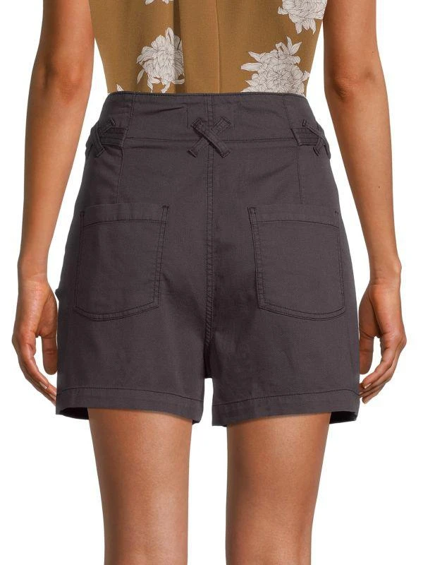 Current/Elliott The Badgley Belted Waist Shorts 2