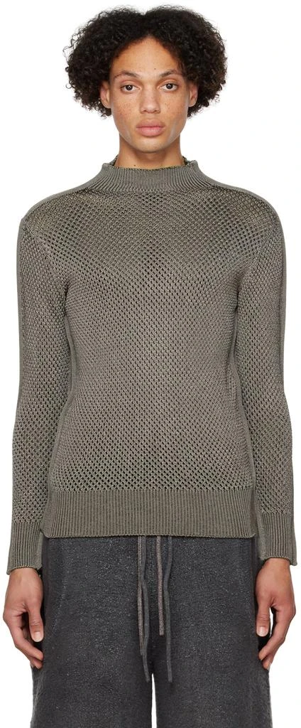 Isa Boulder SSENSE Exclusive Gray Goalkeeper Sweater 1