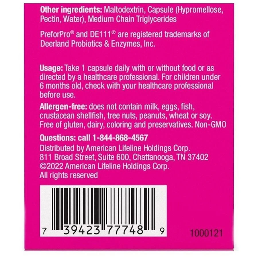 Florajen Triple Action Women's Probiotic, Prebiotic, & Postbiotic 4