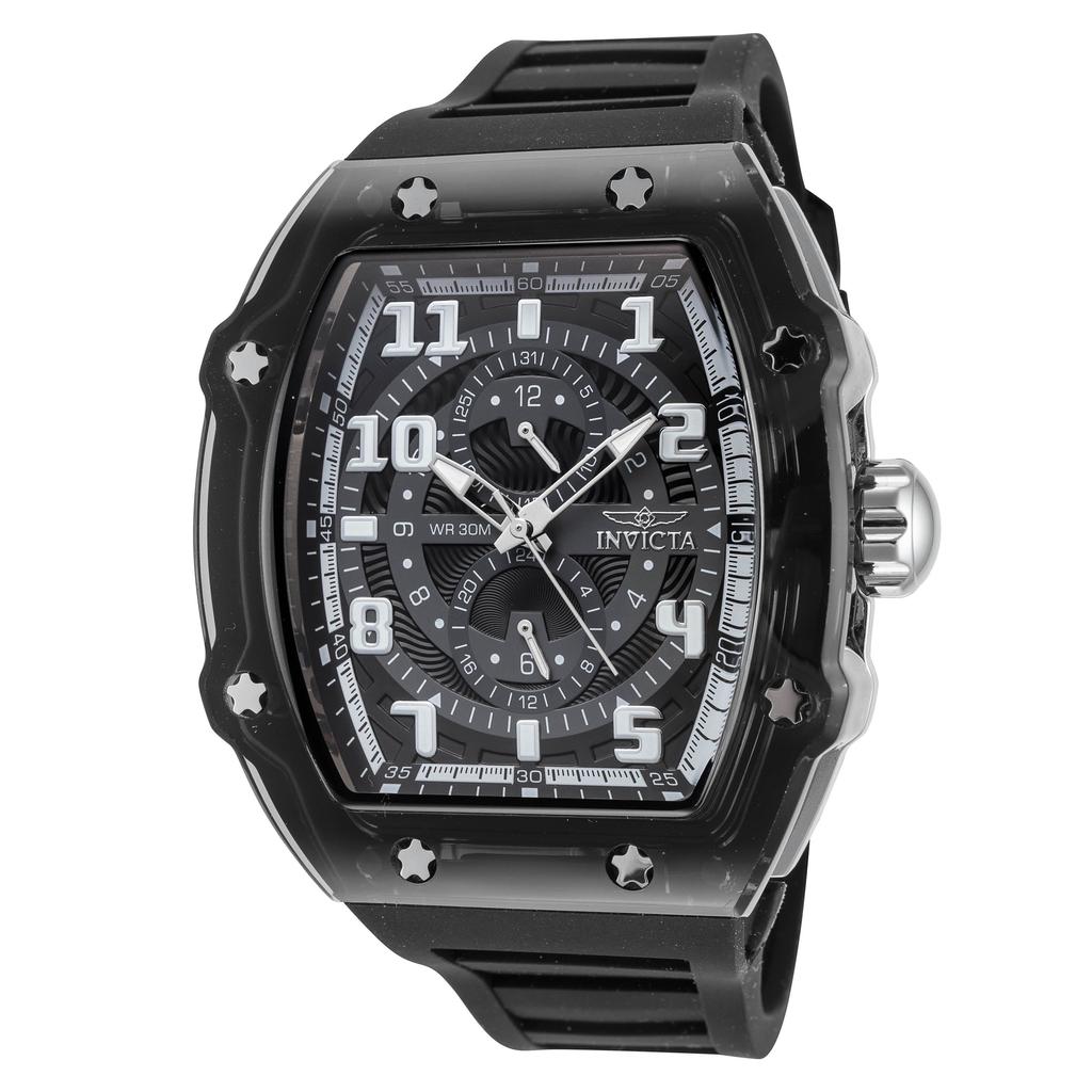 Invicta Men's Racing 48.5mm Black Quartz Watch