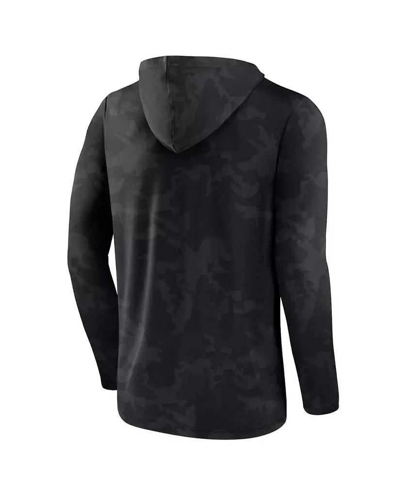 Fanatics Men
s Black Iowa Hawkeyes Camo Hoodie Long Sleeve T-shirt 2