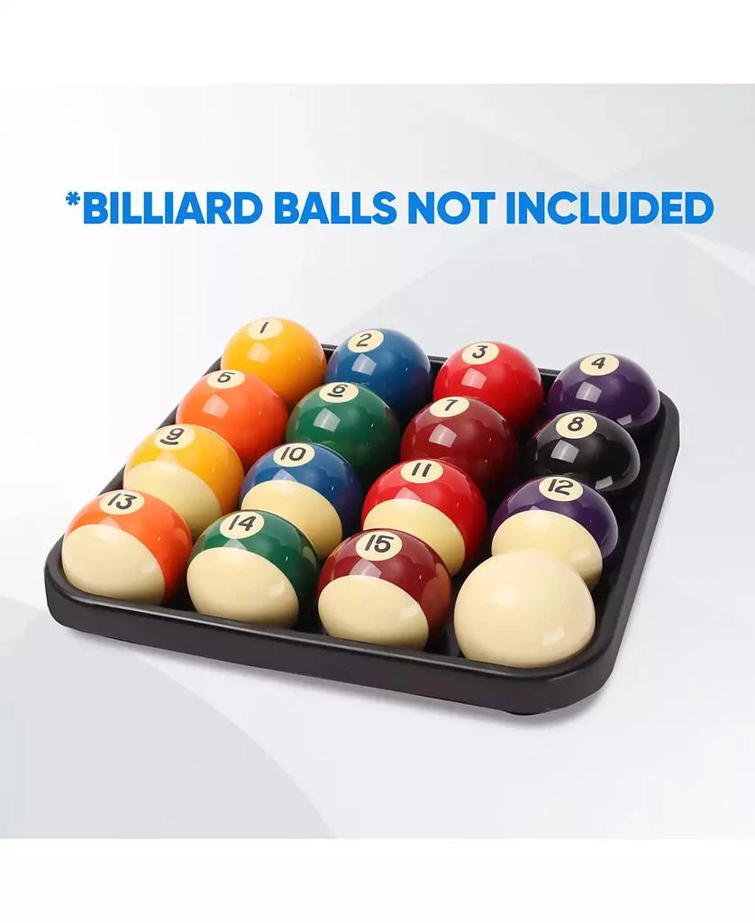 GSE Games 
Sports Expert Black Plastic Billiard Ball Carrying Tray,  Pool Ball Storage Holder for 2.25-Inch Regulation Size Balls 4