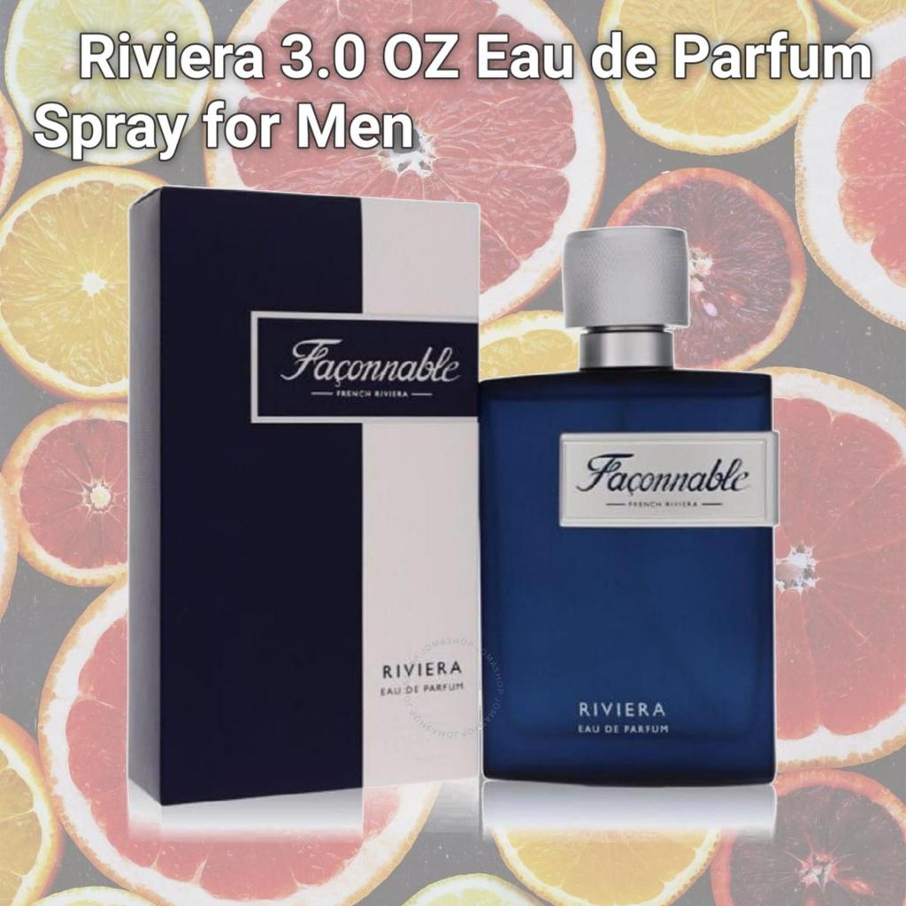 Faconnable Riviera 3.0 OZ Eau de Parfum Spray for Men