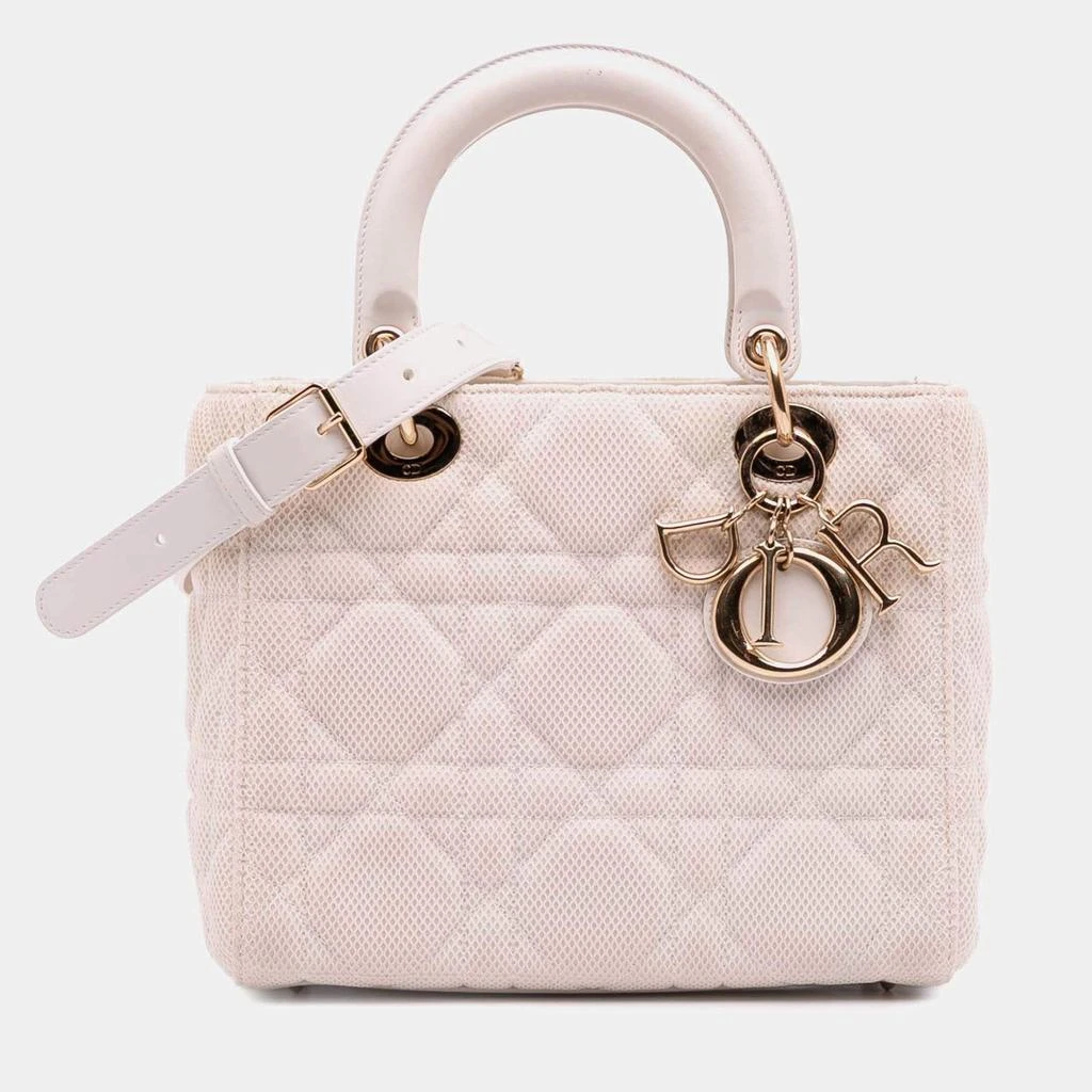 Dior Dior Pink Medium Mesh Cannage Lady Dior 1