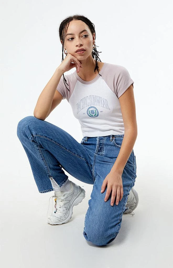 PacSun Pacific Sunwear Crest Raglan T-Shirt 3