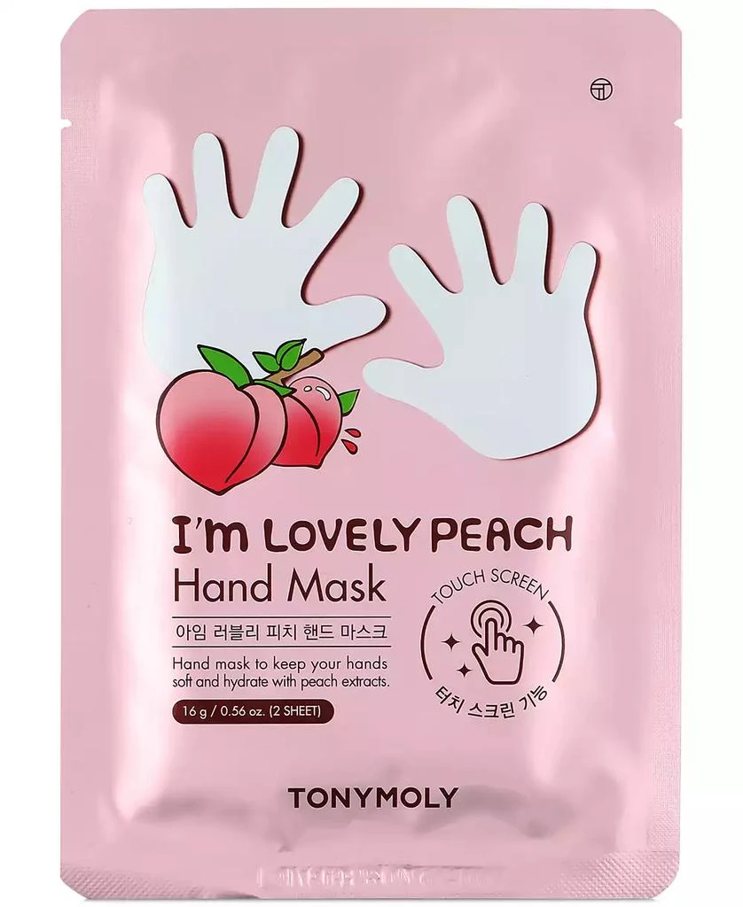 TONYMOLY I'm Lovely Peach Hand Mask 1