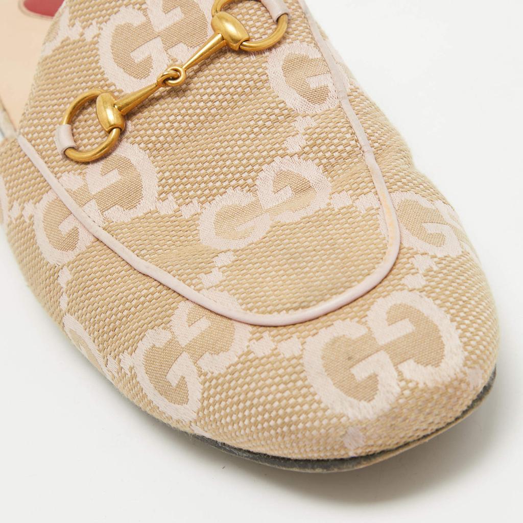 靴 Gucci Beige bow GG mules GG Supreme Horsebit mules in beige - Gucci | Mytheresa