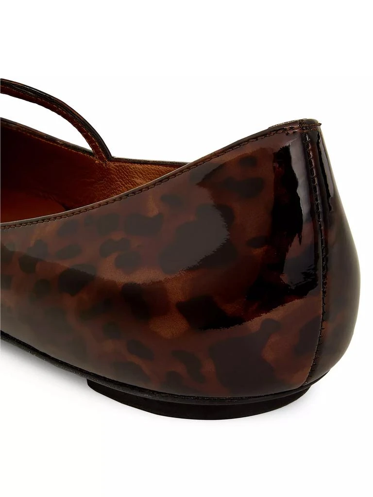 Stuart Weitzman Emilia Tortoiseshell Leather Flats 3
