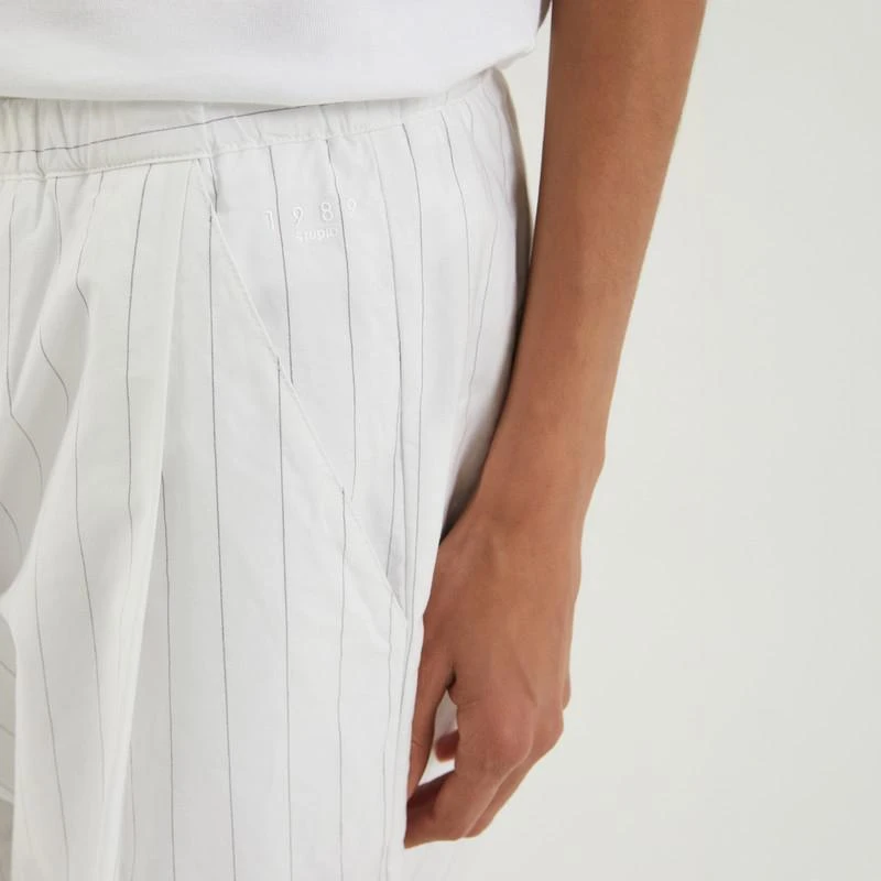 1989 STUDIO White striped boxy pants 5