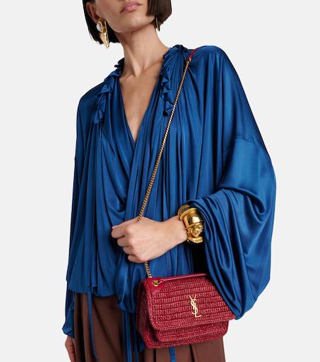 Yves Saint Laurent Niki Mini raffia shoulder bag - Crossbody Bags