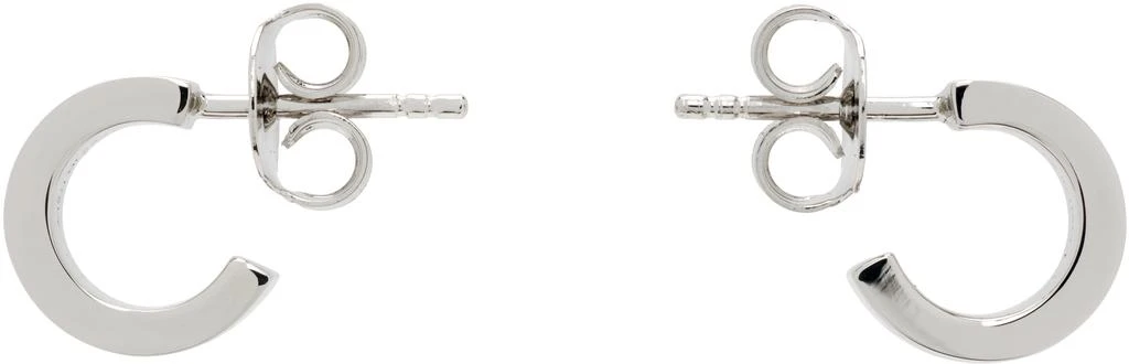 MM6 Numeric Minimal Signature Hoop Earrings