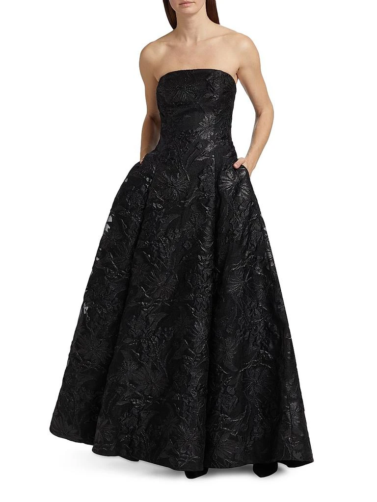 slim fit dress slacks Mac Duggal 68624 Fit and Flare Jacquard Dress – Mydressline