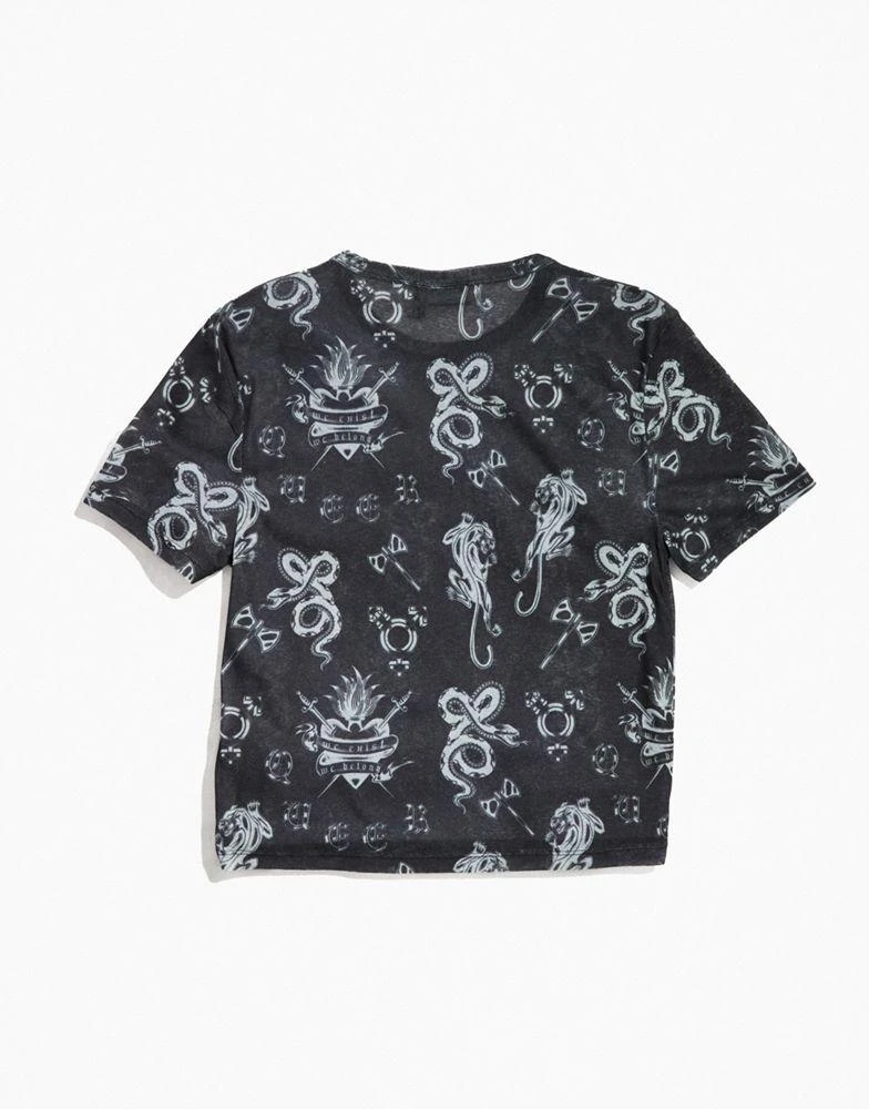 ASOS ASOS DESIGN PRIDE genderless baby tee in black mesh with print 3