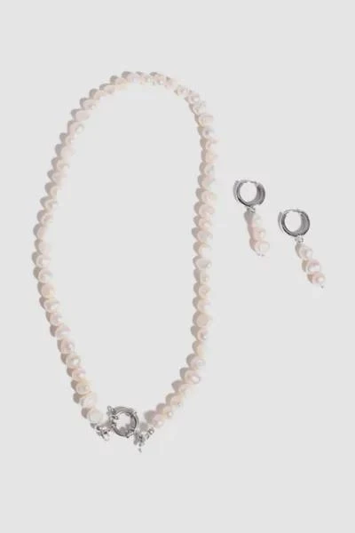 Joey Baby Joey Baby Freshwater Pearl Necklace and Earrings Set 1