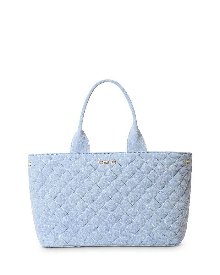 MZ Wallace Denim Medium East West Tote 1