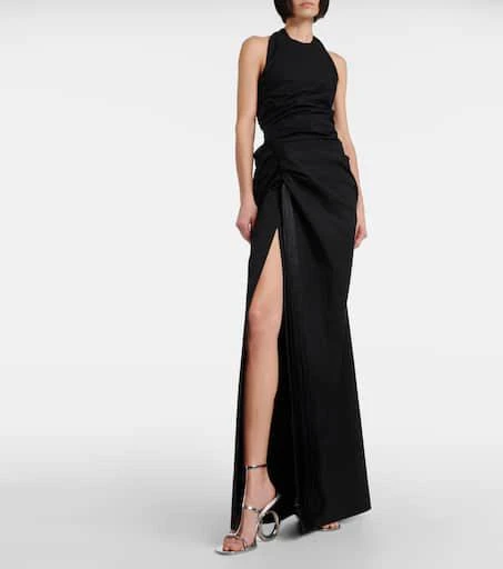 Salvatore Ferragamo Elina 105 metallic leather sandals 2