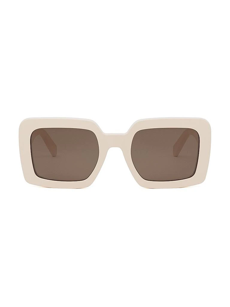 Celine Triomphe 56MM Square Sunglasses 2