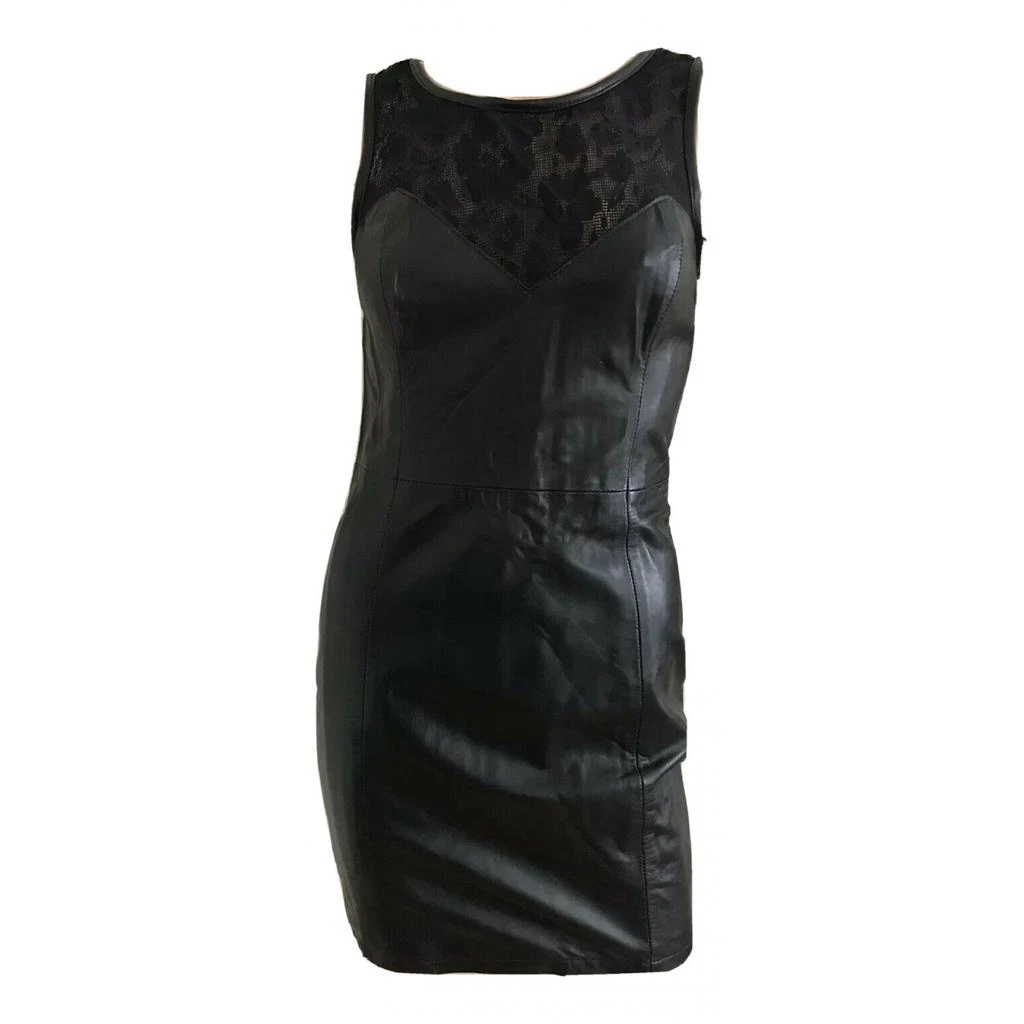 Topshop Topshop Leather mini dress 1