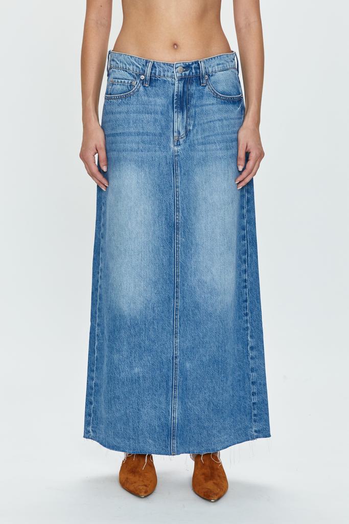 Pistola Denim Raye Maxi Skirt - High Noon