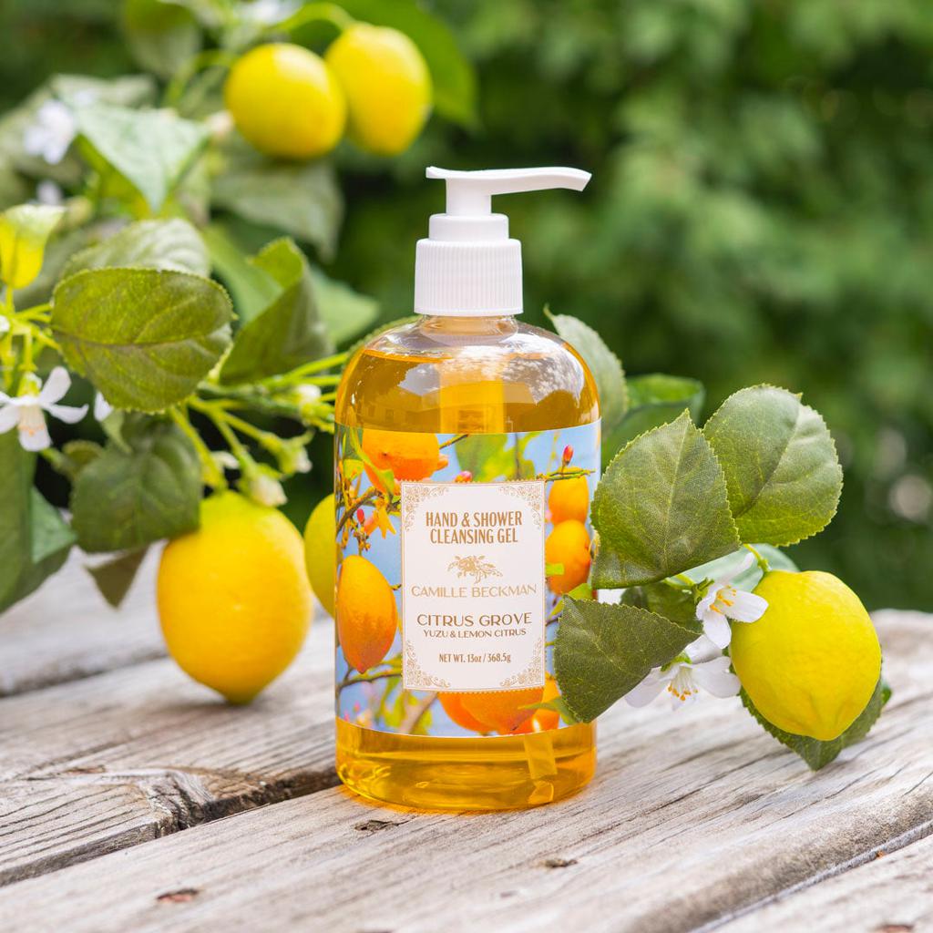 Camille Beckman Hand & Shower Cleansing Gel 13oz Citrus Grove