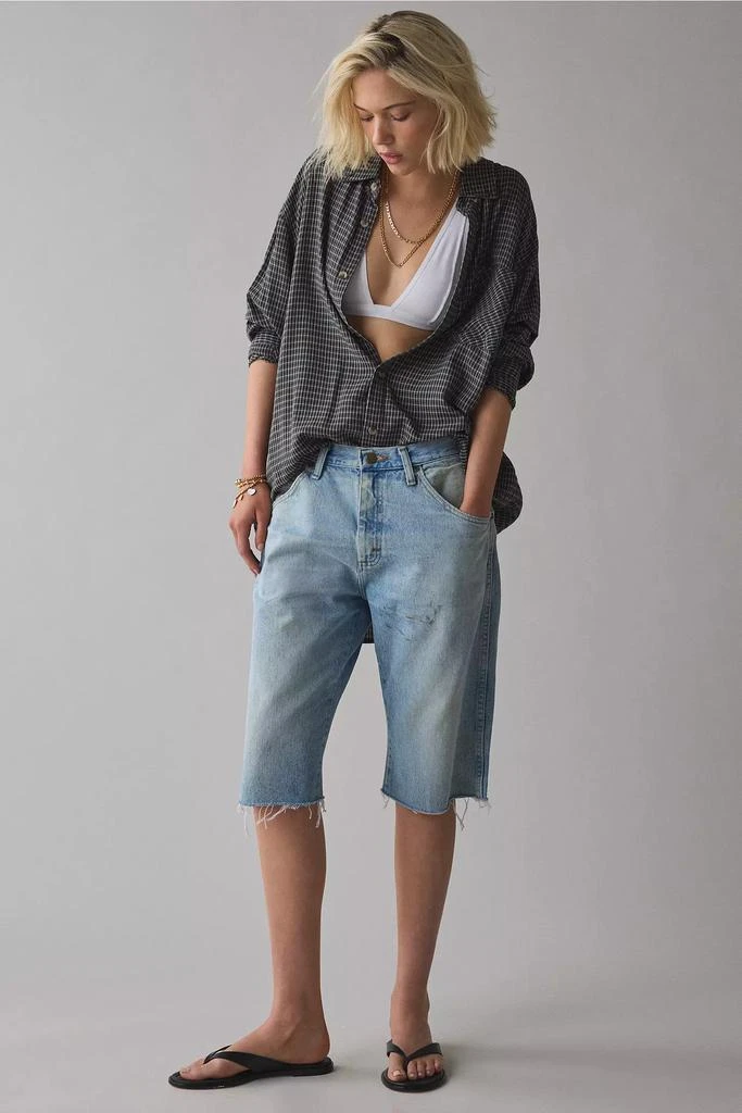 Urban Renewal ReMADE By UO Wrangler Slouch Denim Jort 1