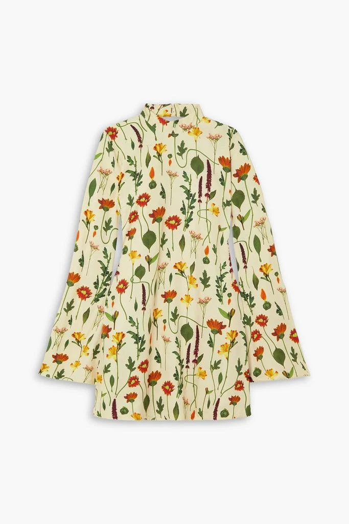 Agua by Agua Bendita Sur Primavera floral-print silk-twill mini dress 1