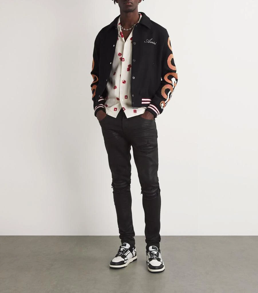 AMIRI Waxed MX1 Skinny Jeans 2