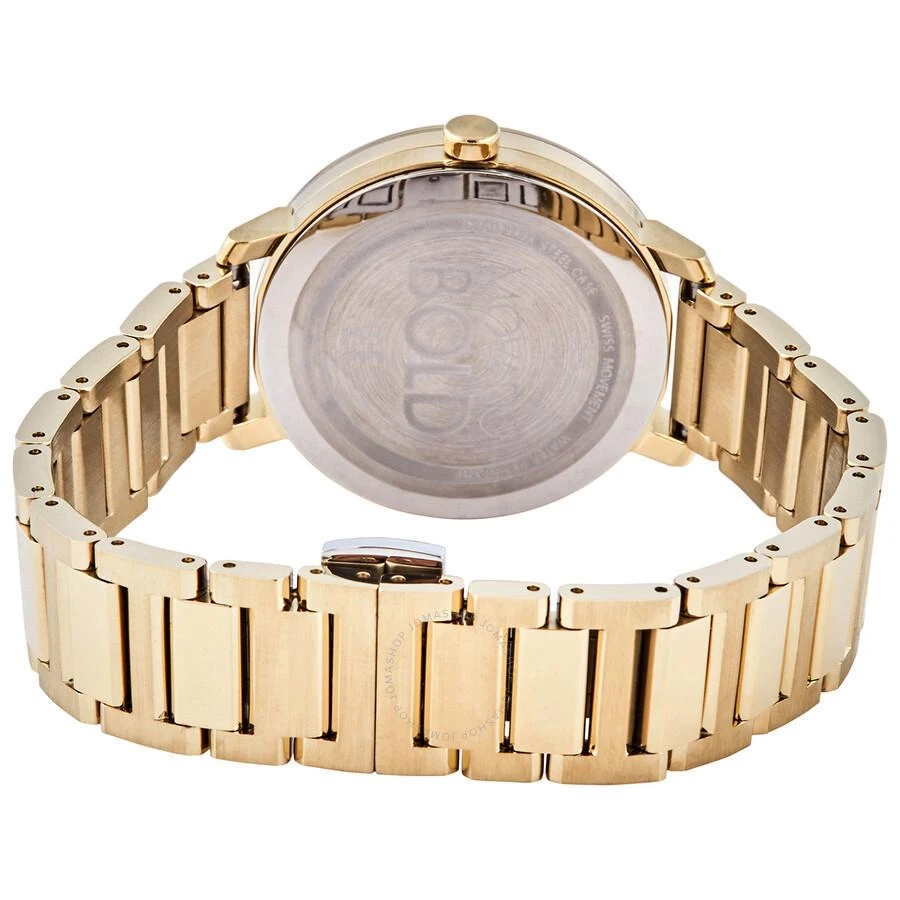 Movado Open Box - Movado Bold Quartz Gold Dial Ladies Watch 3600648 3