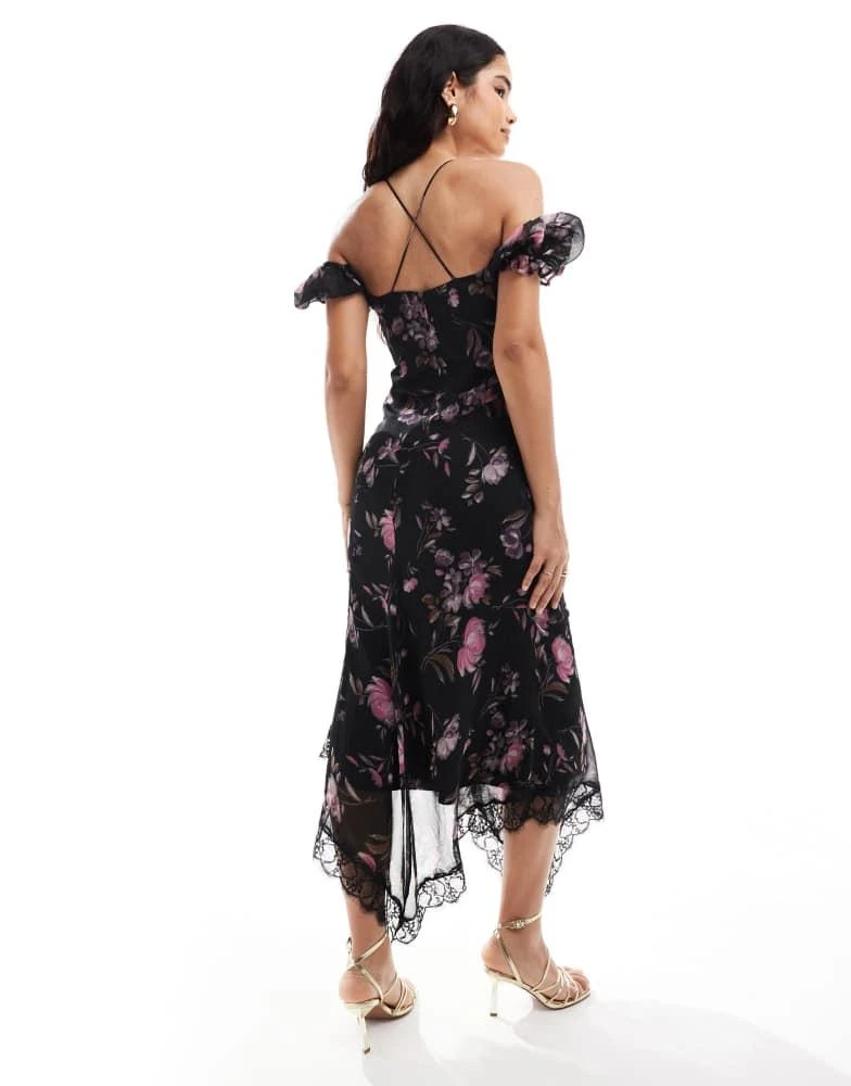 ASOS DESIGN milkmaid midi dress with lace trims in dark floral print On Sale Now with Up to 50% Off | Discover Exclusive Deals & Savings at BeyondStyle Authentic ASOS ASOS DESIGN milkmaid midi dress with lace trims in dark floral print On Sale Now with Up to 50% Off | Discover Exclusive Deals & Savings at BeyondStyle Authentic ASOS