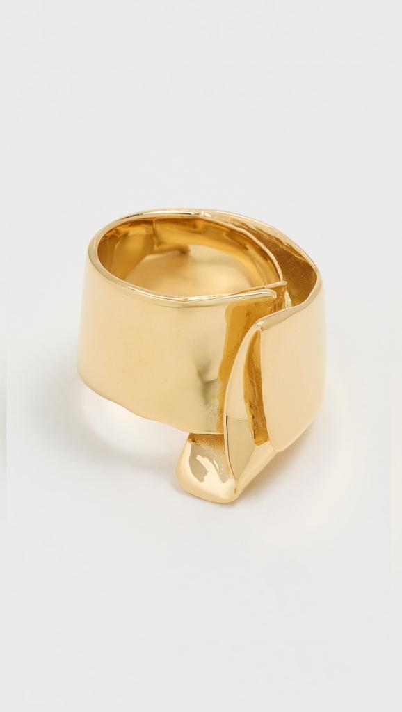 Completedworks Soggy Envelope Gold Plated Ring