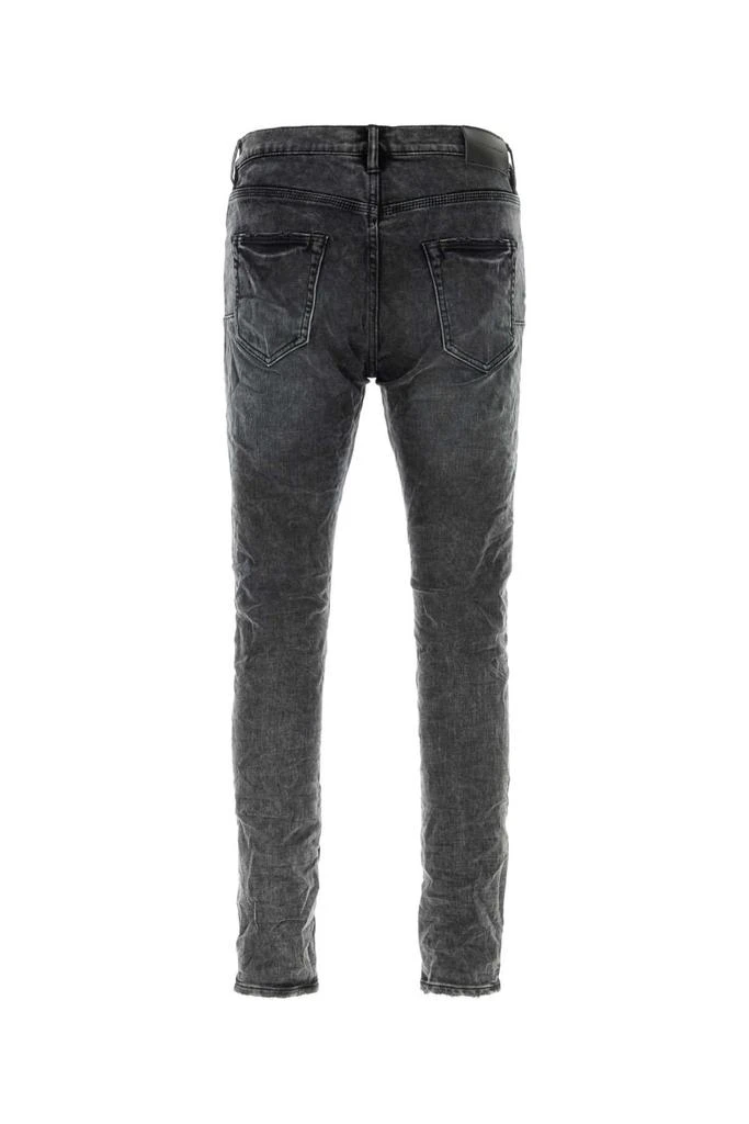 Purple Brand BLACK STRETCH DENIM JEANS 2