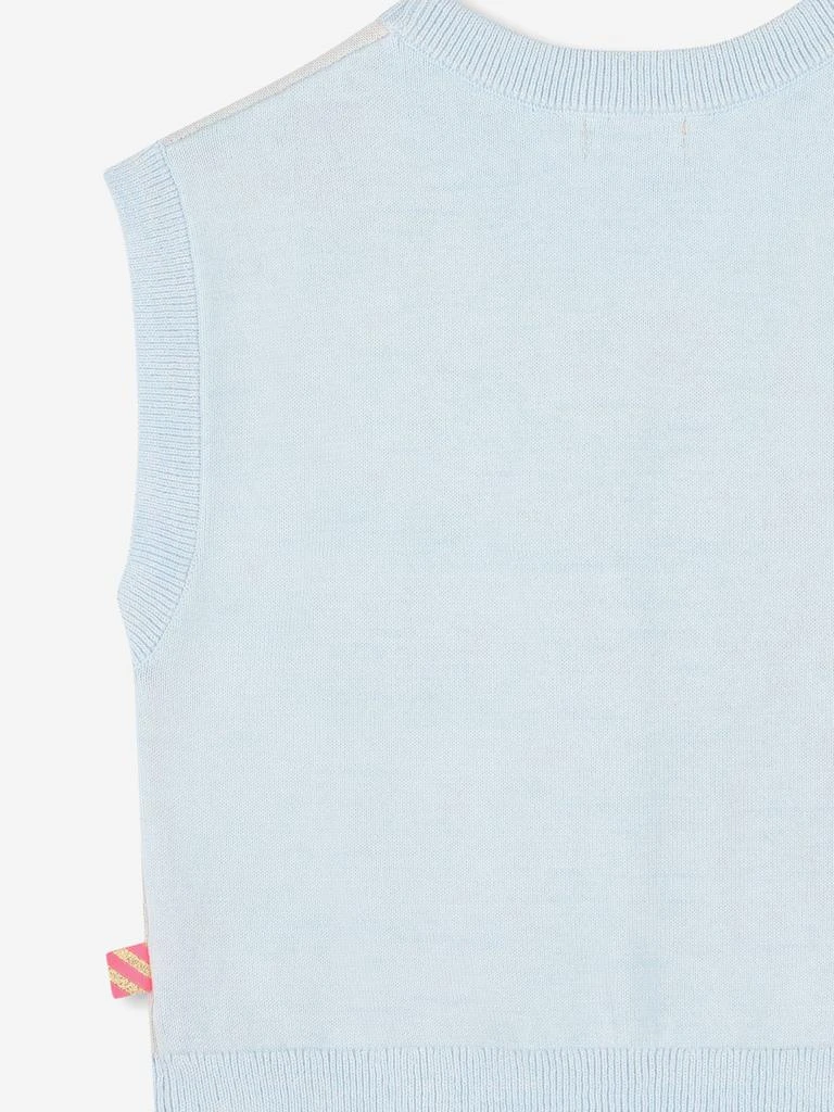 Billieblush Billieblush Girls Knitted Tank Top in Blue 4