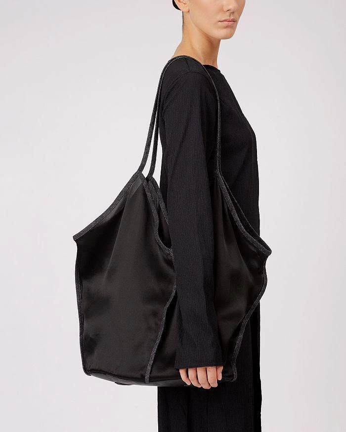 Hereu x Ruohan Large Flowy Silk Tote 2