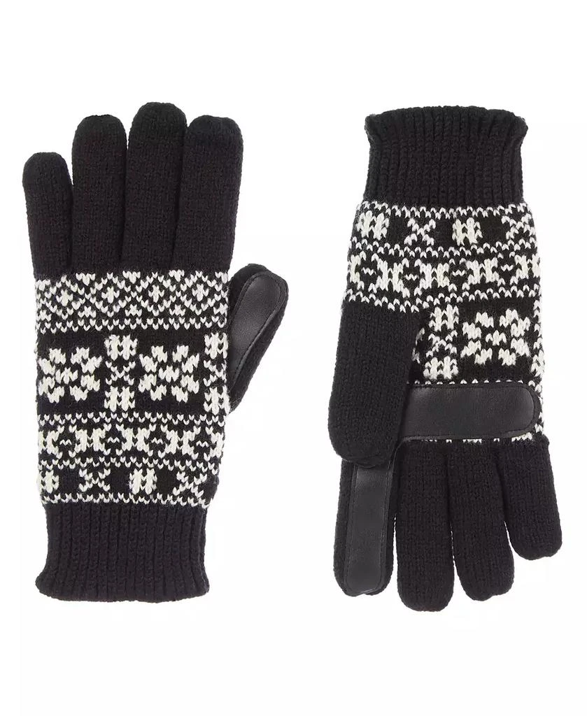 Isotoner Signature Isotoner Women's Nordic Fairisle Water Repellent Knit Gloves 2
