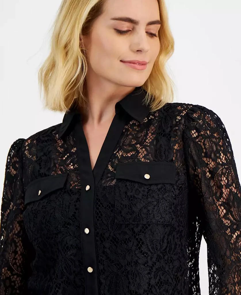 INC International Petite Lace Top, Created for Macy's 3