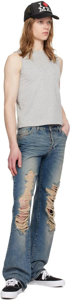 Ashley Williams Gray 3D Bow Tank Top 4