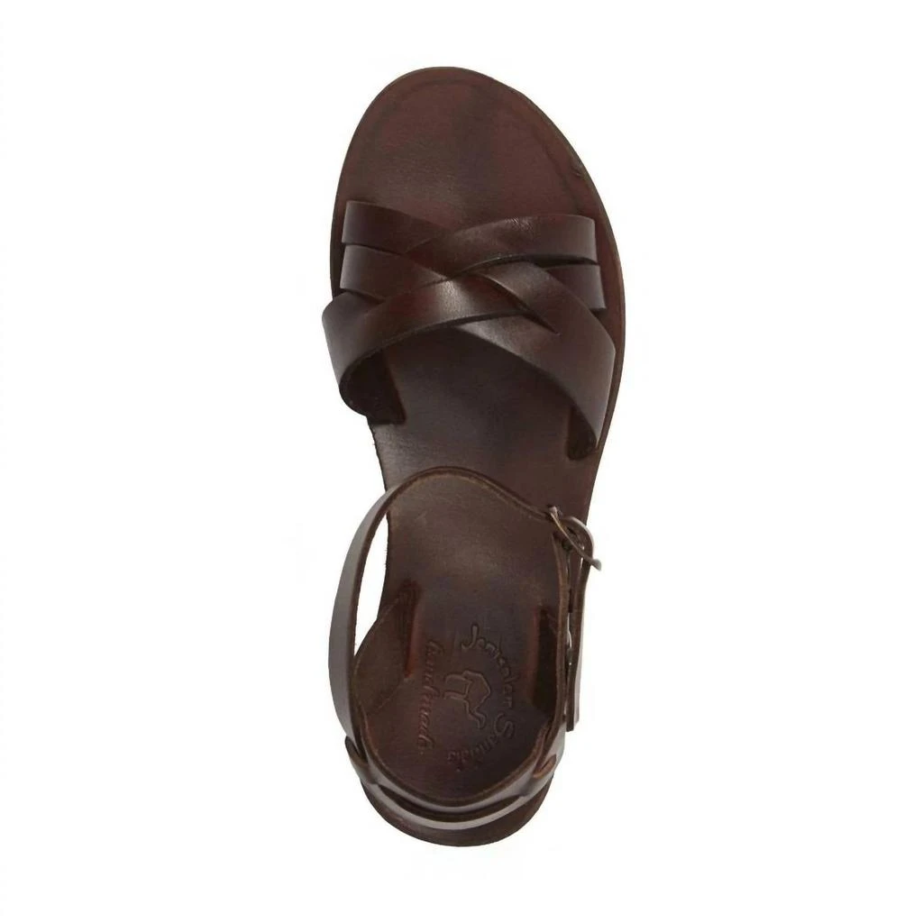 Jerusalem Sandals Women's Chloe Leather Adjustable Sandal 5