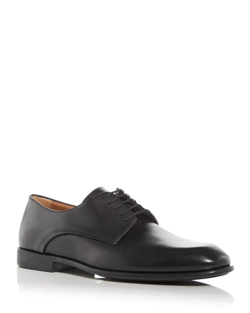Salvatore Ferragamo Men's Fosco West Lace Up Leather Derby Shoes 5