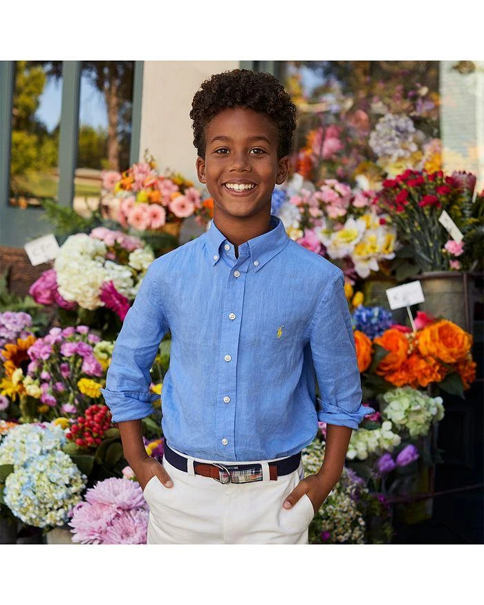 Ralph Lauren Boys' Linen Shirt - Little Kid, Big Kid 2