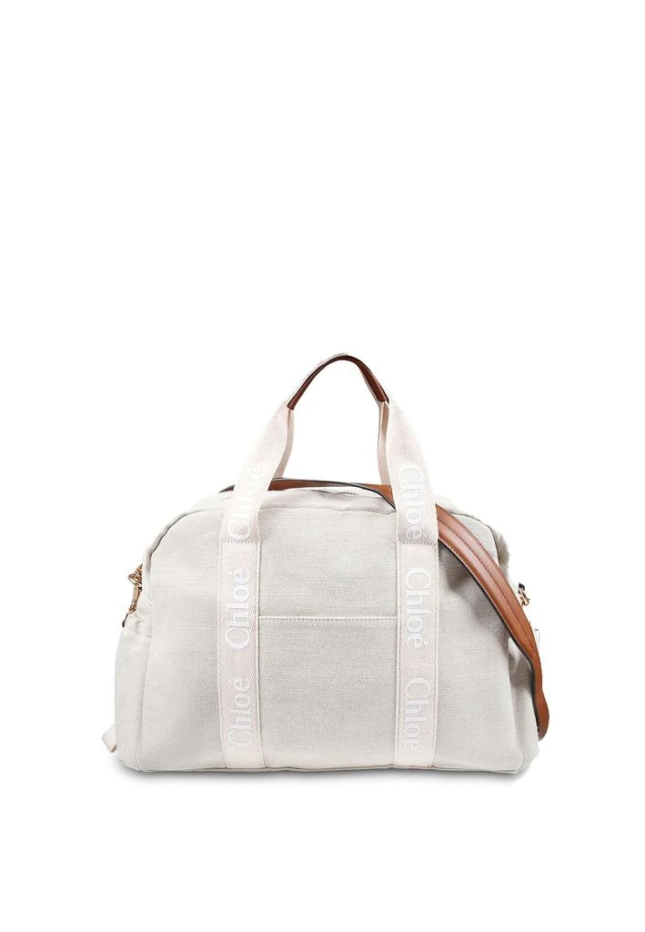 Chloé Beige Changing Bag For Babykids With Logo 1