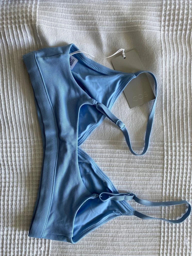 cos Blue pique bikini top 2