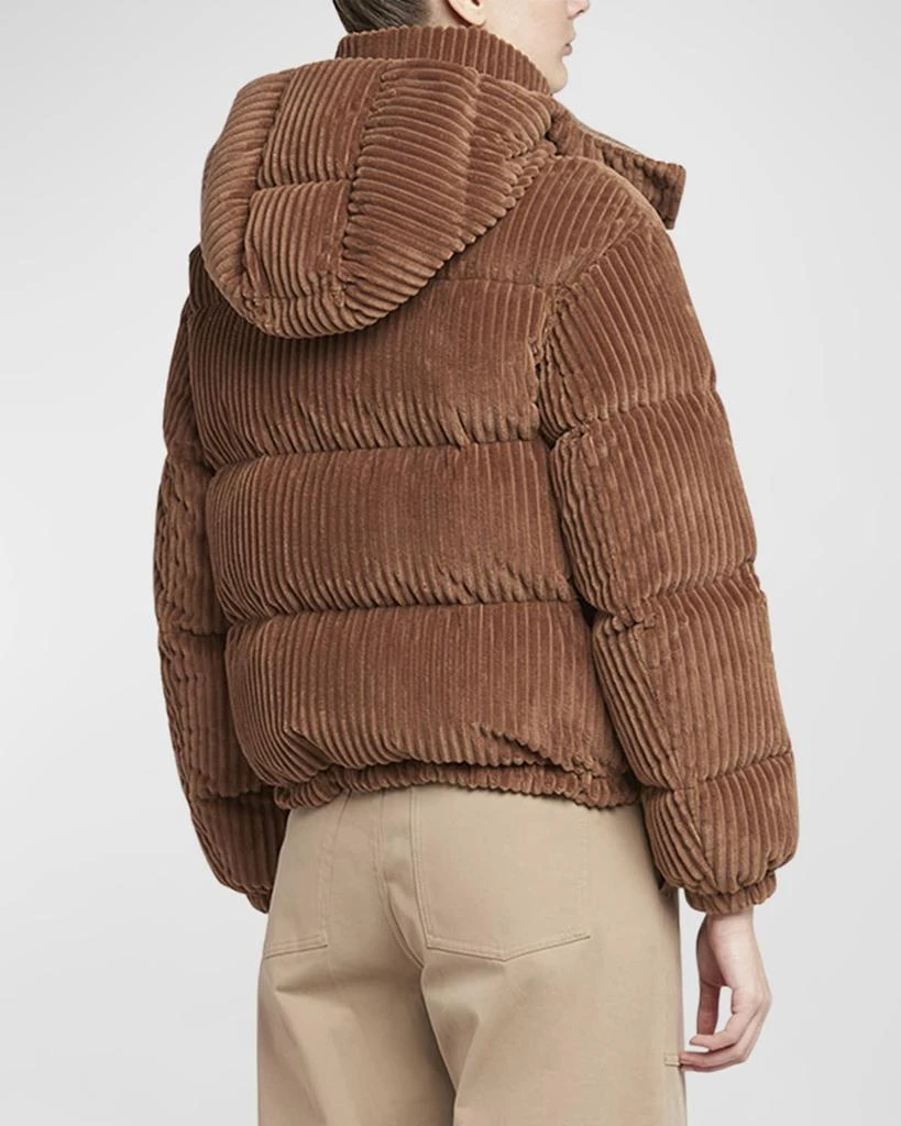 Moncler Daos Velvet Corduroy Puffer Jacket 5