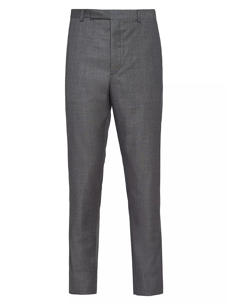 パンツ PRADA PINSTRIPED WOOL TROUSERS WITH BELT Prada Pinstriped wool pants L - Pants - Free Shipping